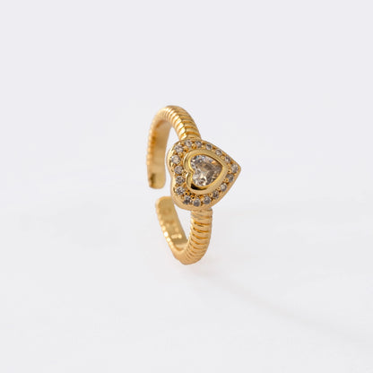 Anillo Cristal Love Ajustable