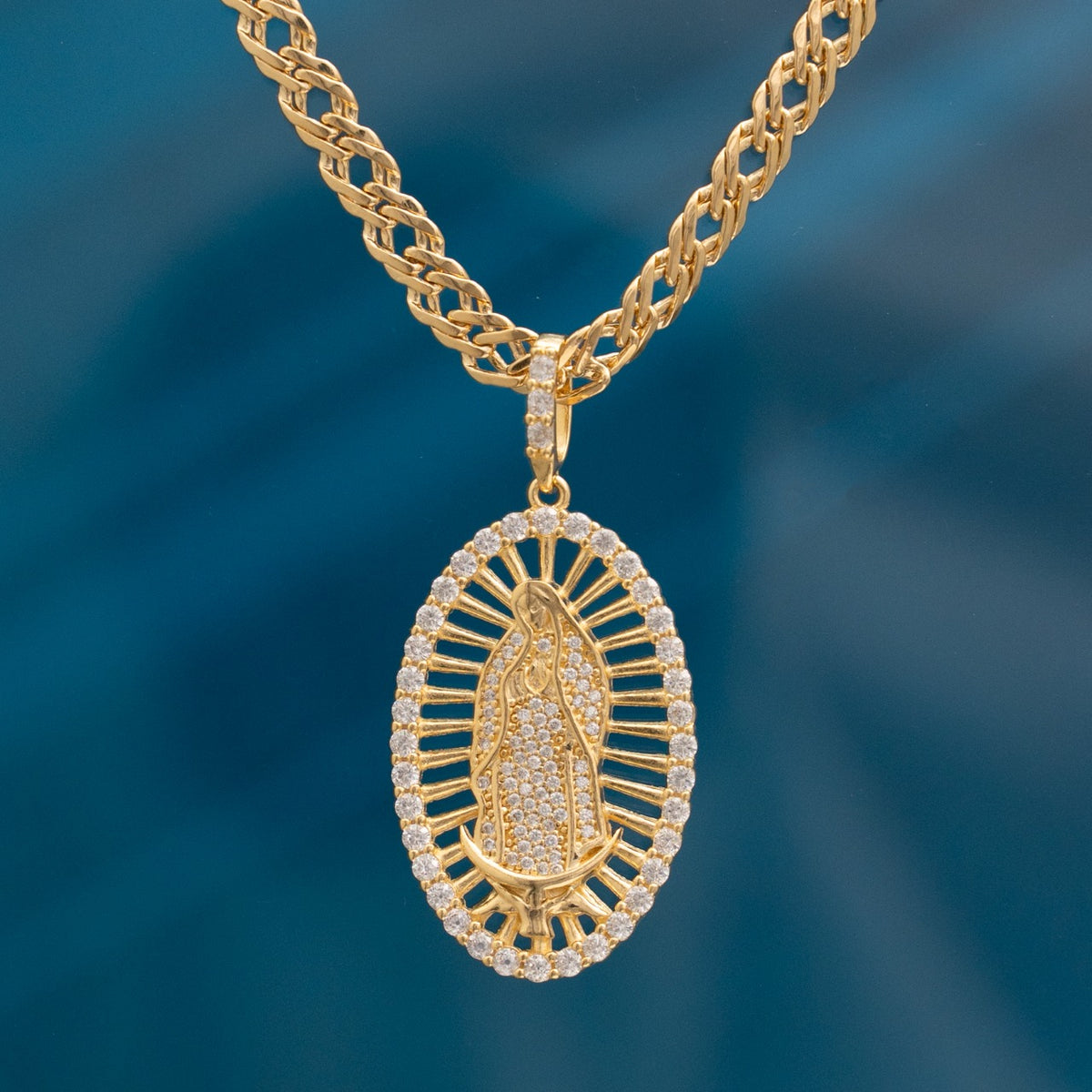 D Virgen Guadalupe Swarovski