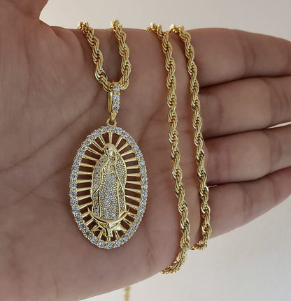 D Virgen Guadalupe Swarovski
