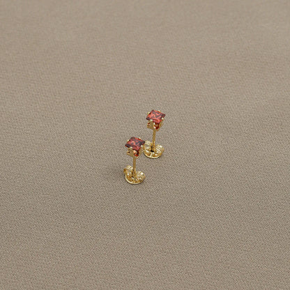 A Topo Circon Cuadrado ROJO
