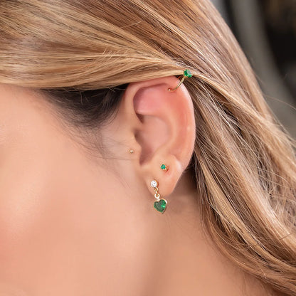 A Pearcing fake 1.4cm VERDE