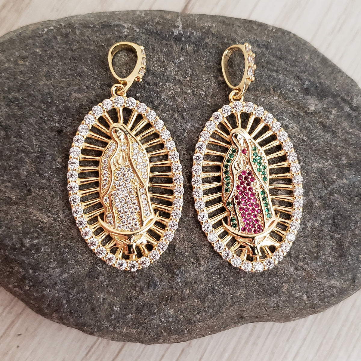 D Virgen Guadalupe Swarovski