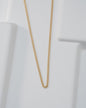 Chain cuban cruzada 2,4 mm 65 Cms oro laminado