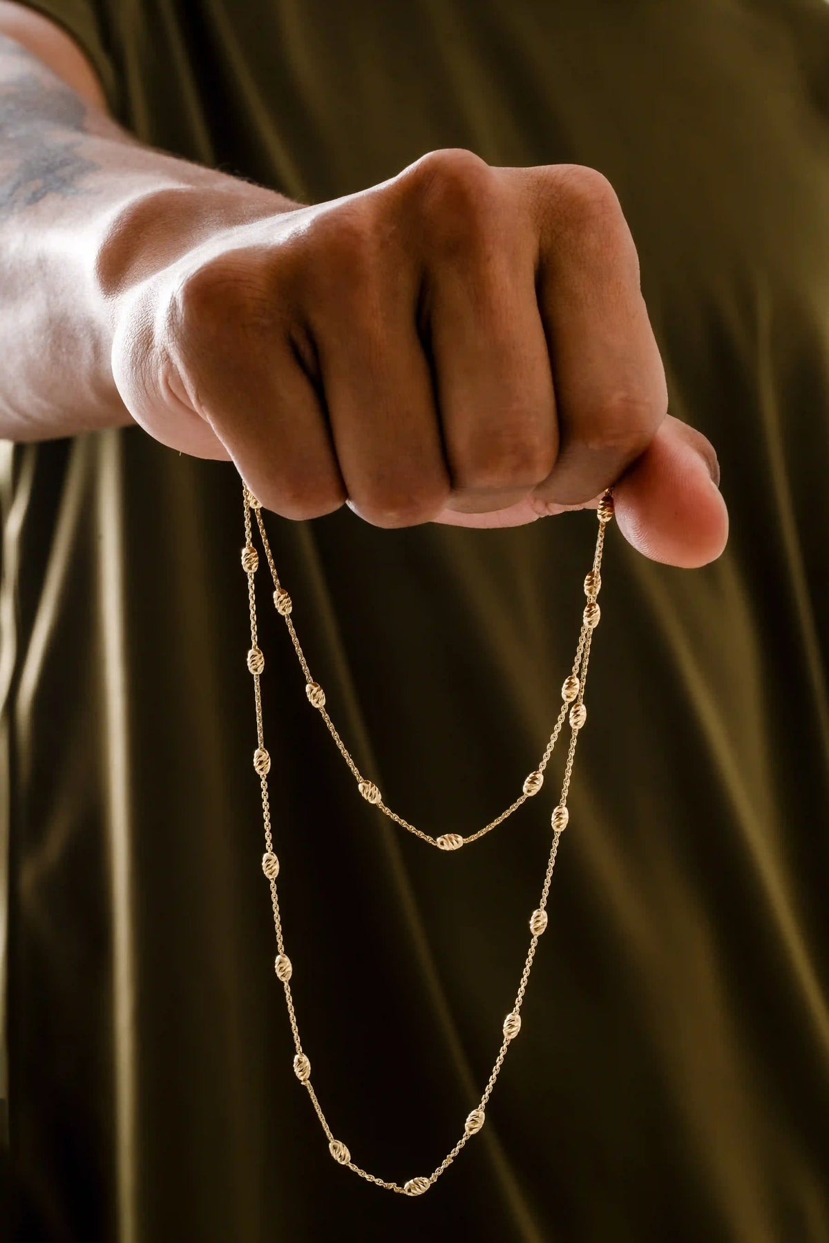 Chain Militar Espaciada Ovalada Italy IT 65 Cms