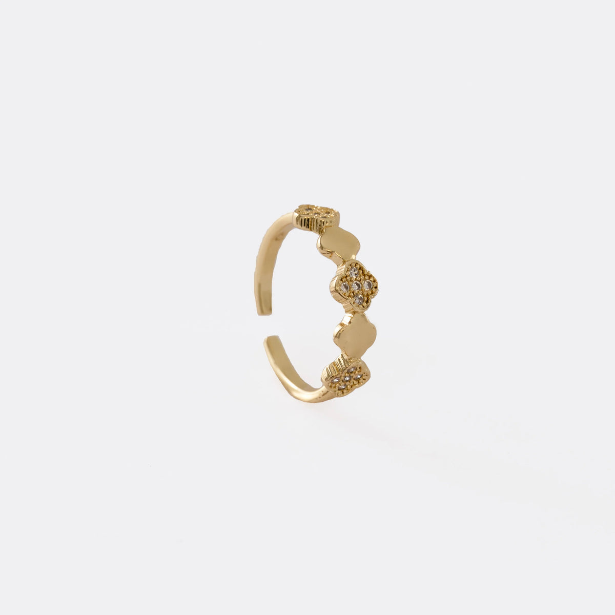 Anillo Mini Clover Ajustable