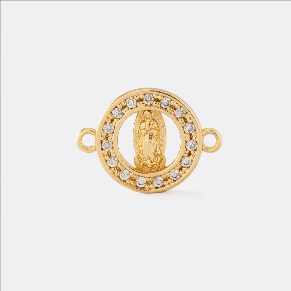 H Guadalupe Con Circonias CRISTAL