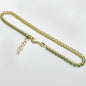 T Circonias Verde Unisex 22 Cms + Extensor