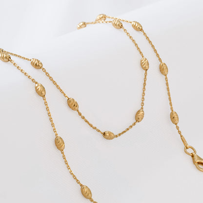 Chain Militar Espaciada Ovalada Italy IT 65 Cms
